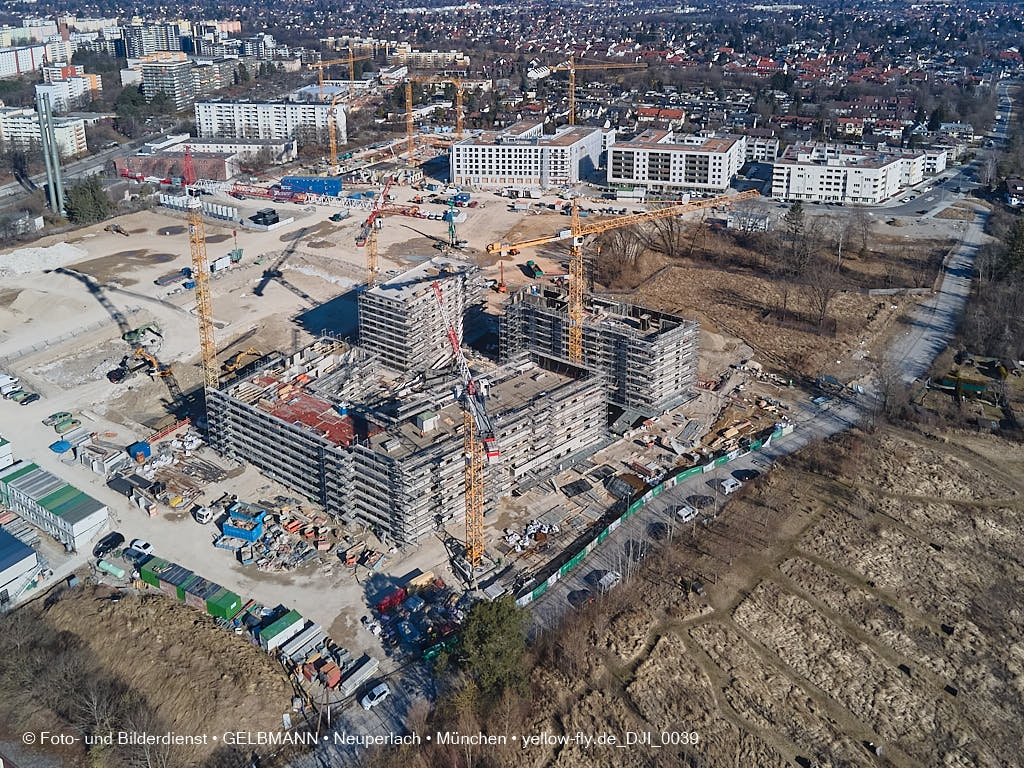 09.03.2022 - Baustelle PANDIONVERDE in Neuperlach 